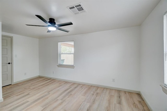 800 SW 26th St, Oklahoma City, OK 73109 - spare room with wood finished floors and a ceiling fan