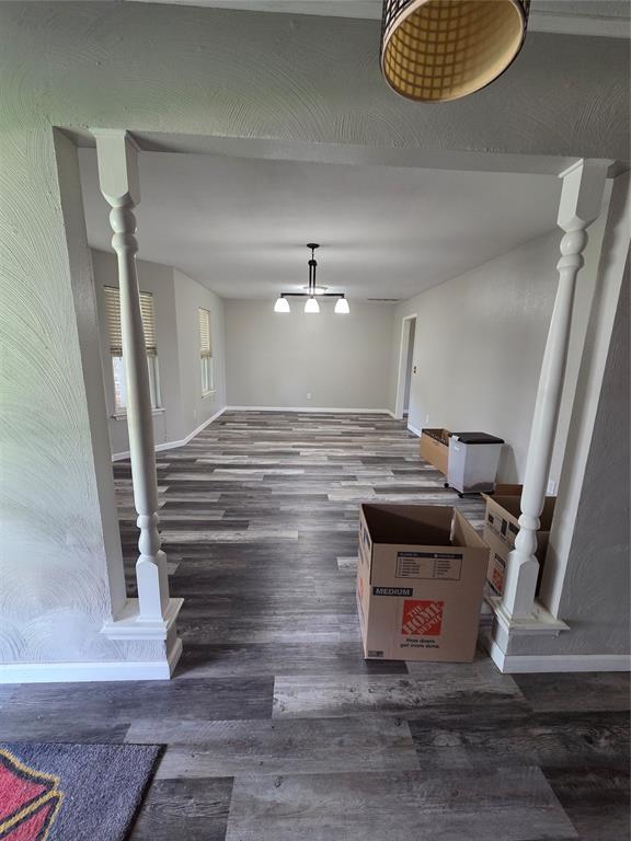 5621 NW 83rd St, Oklahoma City, OK 73132 - interior space featuring wood finished floors
