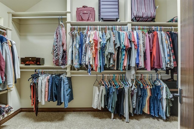 16204 Old Olive Way, Edmond, OK 73013 - spacious closet featuring carpet floors