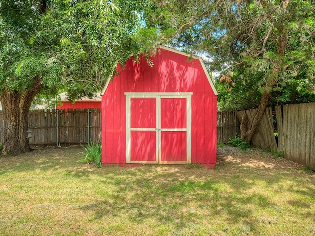2028 Carlisle Rd, The Village, OK 73120 - view of shed with a fenced backyard