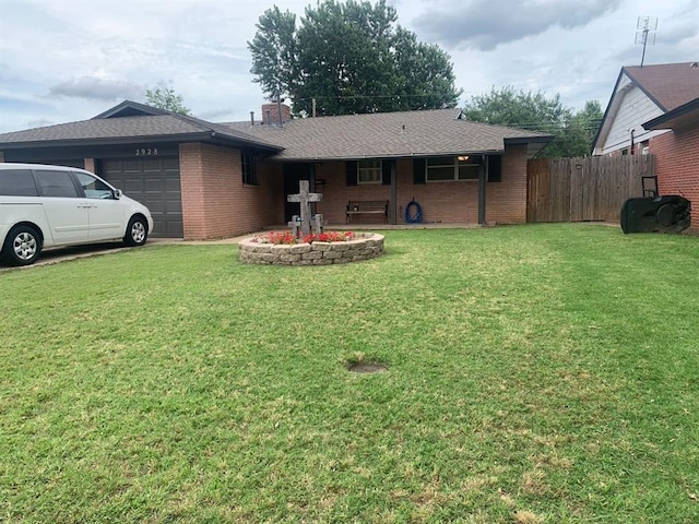 2928 N Downing Ave, Bethany, OK 73008 - view of front of property with a garage and brick siding