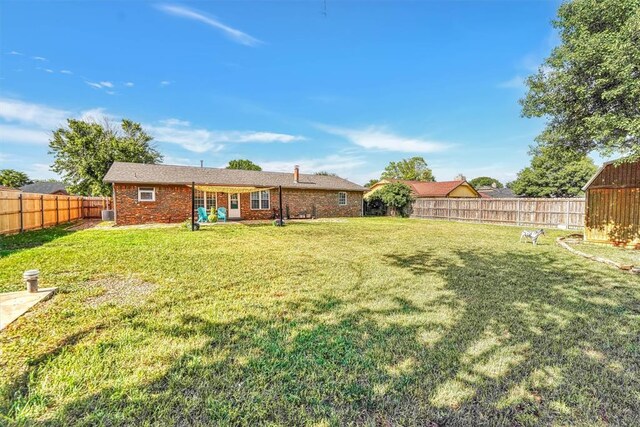 224 N Quail Run, Altus, OK 73521 - view of fenced backyard
