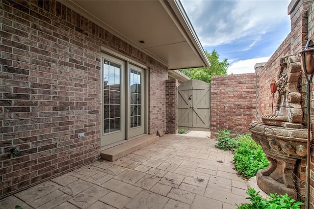 1900 NW 159th Pl, Edmond, OK 73013 - view of patio / terrace with a gate