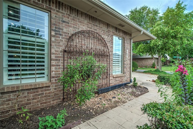 1900 NW 159th Pl, Edmond, OK 73013 - property entrance featuring brick siding