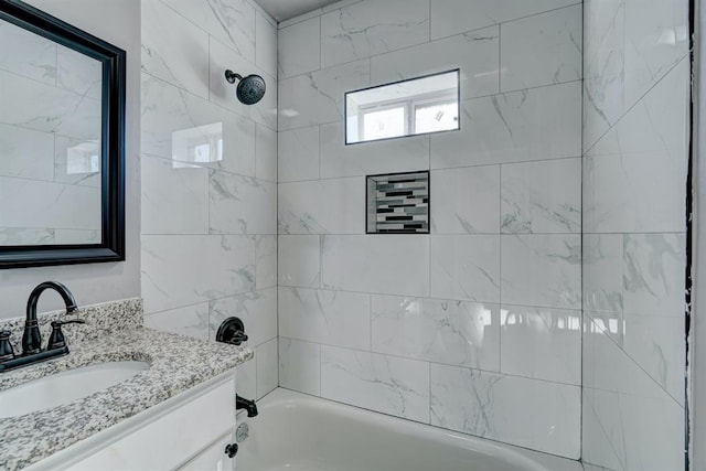 2132 N Rhode Island Ave, Oklahoma City, OK 73111 - bathroom with tub / shower combination and vanity