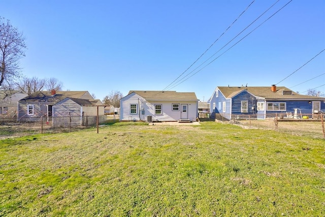 2132 N Rhode Island Ave, Oklahoma City, OK 73111 - rear view of property featuring a fenced backyard