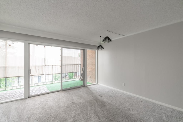 6100 N Brookline Ave Unit 20, Oklahoma City, OK 73112 - unfurnished room featuring a textured ceiling and carpet floors