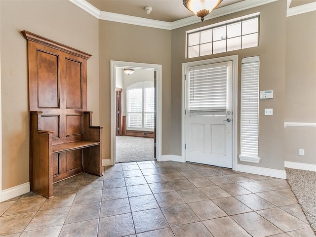 112 Lakeview Ct, Edmond, OK 73003 - entryway with ornamental molding