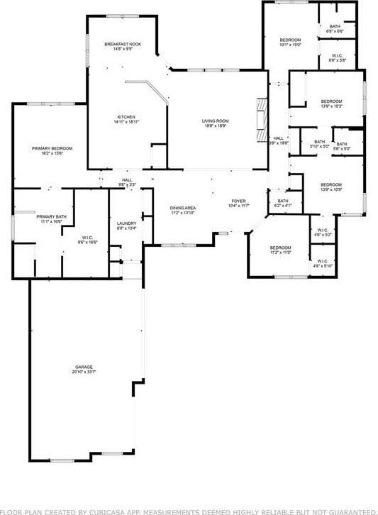 112 Lakeview Ct, Edmond, OK 73003 - view of floor plan / room layout