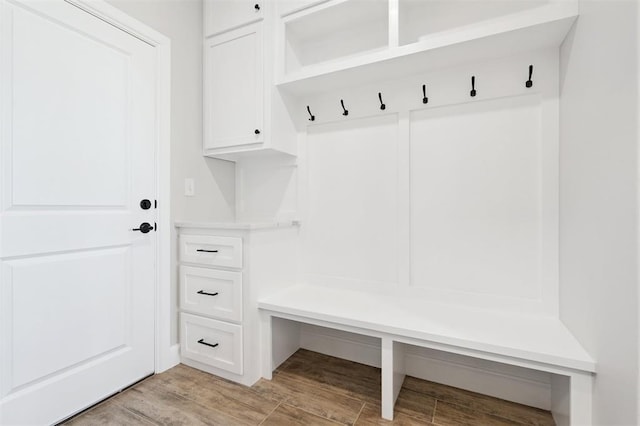 10400 SW 51st St, Mustang, OK 73064 - mudroom featuring light wood-style floors