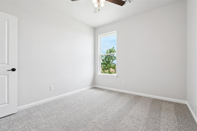 10400 SW 51st St, Mustang, OK 73064 - empty room featuring ceiling fan and carpet