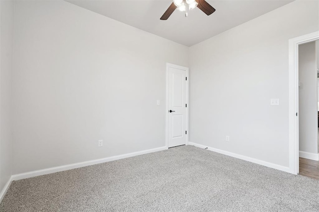 10400 SW 51st St, Mustang, OK 73064 - unfurnished room with ceiling fan and carpet flooring