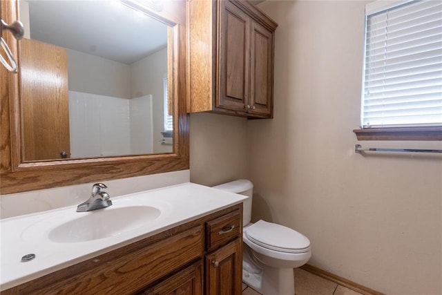 2728 SE 93rd St, Moore, OK 73160 - full bath with vanity and tile patterned floors