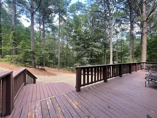 113 Bentwater Rd, Broken Bow, OK 74728 - deck featuring outdoor dining area