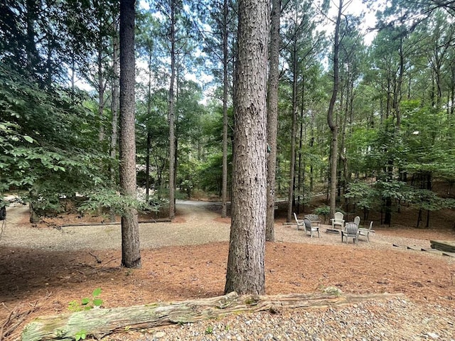 113 Bentwater Rd, Broken Bow, OK 74728 - view of yard featuring a fire pit