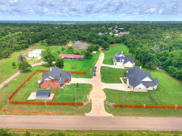 11712 Muirfield Ln, Guthrie, OK 73044 - bird's eye view of a forest