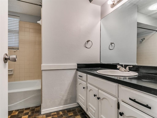 201 S Patterson Dr, Moore, OK 73160 - bathroom with vanity and bathtub / shower combination
