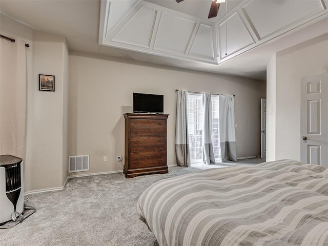 1810 Sandpiper Dr, Blanchard, OK 73010 - bedroom featuring carpet flooring and a ceiling fan