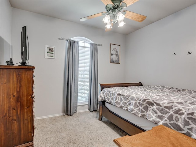 1810 Sandpiper Dr, Blanchard, OK 73010 - bedroom featuring ceiling fan and carpet