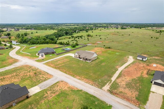 2326 County Road 1335, Blanchard, OK 73010 - overview of rural landscape