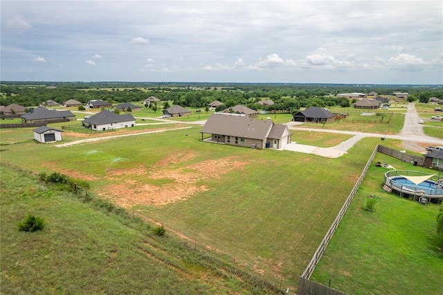 2326 County Road 1335, Blanchard, OK 73010 - aerial perspective of suburban area