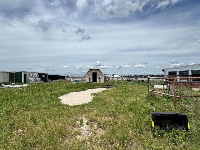 17871 E 1200th Rd, Erick, OK 73645 - view of yard with a storage shed
