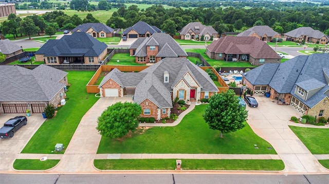 1865 Buckskin Ct, Blanchard, OK 73010 - aerial perspective of suburban area