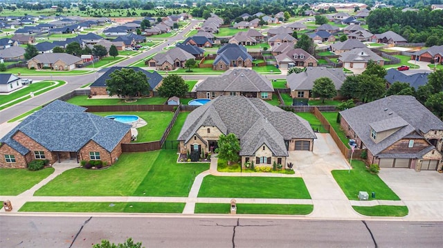 1865 Buckskin Ct, Blanchard, OK 73010 - aerial perspective of suburban area