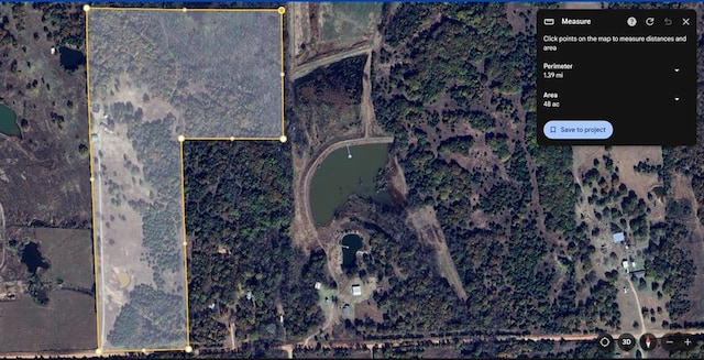 349760 E 970th Rd, Sparks, OK 74869 - aerial map of property and surrounding area featuring property boundaries highlighted