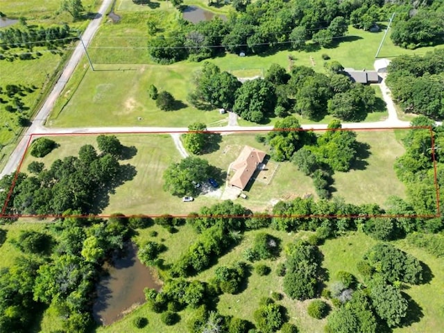 12073 N3540 Rd, Seminole, OK 74868 - overview of rural landscape with property boundaries highlighted