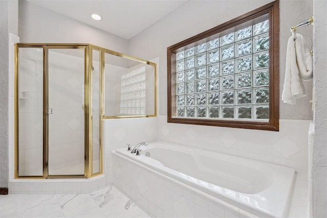 2717 Asheforde Oaks Blvd, Edmond, OK 73034 - full bathroom with a garden tub and a stall shower