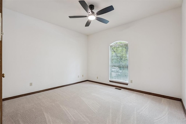2717 Asheforde Oaks Blvd, Edmond, OK 73034 - unfurnished room featuring carpet floors and a ceiling fan