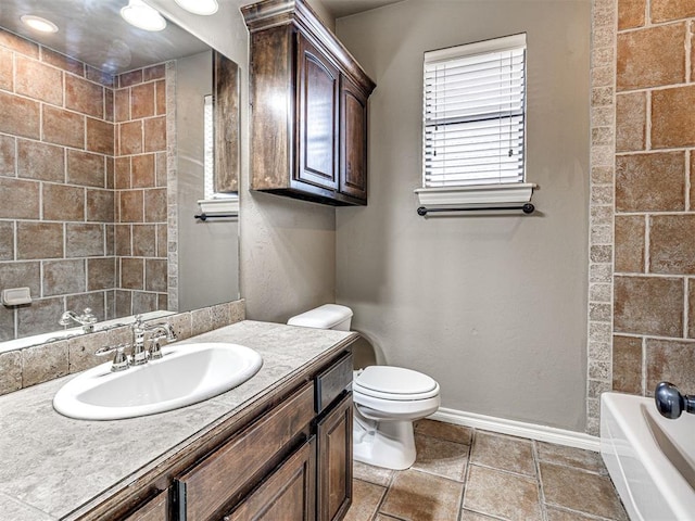 2311 Washita Trl, Edmond, OK 73003 - bathroom featuring vanity and shower / tub combination