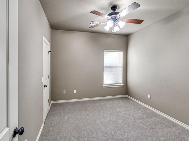 2311 Washita Trl, Edmond, OK 73003 - empty room with carpet and ceiling fan