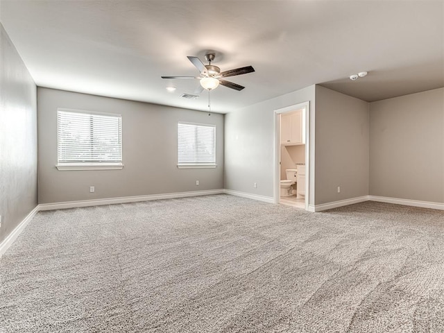 15913 Windrush Pl, Edmond, OK 73013 - carpeted empty room featuring ceiling fan and baseboards