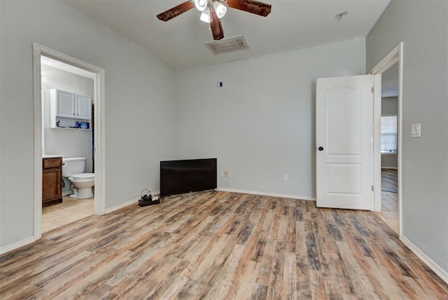 13664 NW Bradbury Ln, Piedmont, OK 73078 - spare room with wood finished floors and ceiling fan
