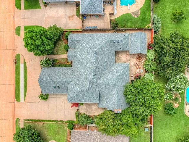 325 NW 146th St, Edmond, OK 73013 - view from above of property