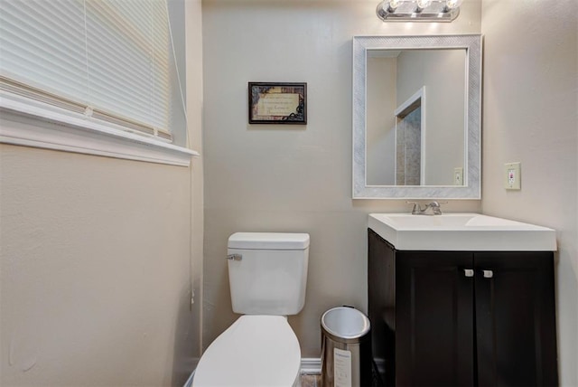 3708 Greenway Ter, Del City, OK 73115 - half bath featuring vanity and toilet
