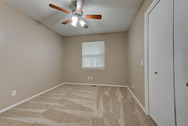 3708 Greenway Ter, Del City, OK 73115 - carpeted spare room with a ceiling fan and baseboards