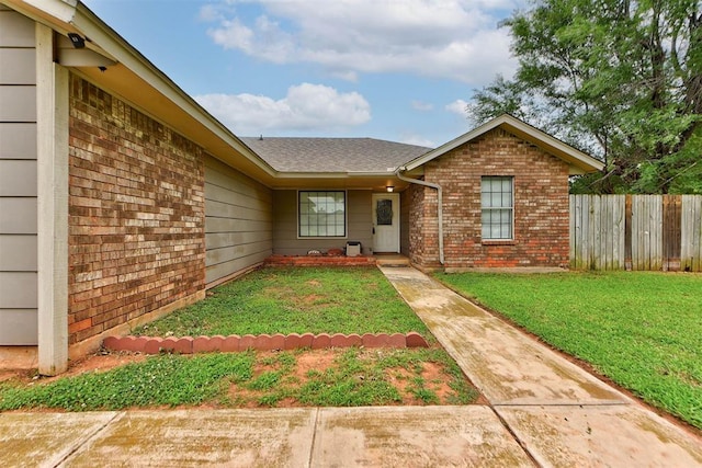 442 W Apple Branch Way, Mustang, OK 73064 - view of front of home featuring brick siding