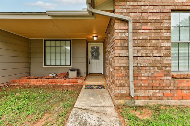 442 W Apple Branch Way, Mustang, OK 73064 - property entrance featuring brick siding