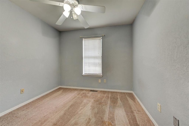 442 W Apple Branch Way, Mustang, OK 73064 - carpeted empty room featuring baseboards and a ceiling fan