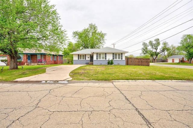 1701 Andover Ct, The Village, OK 73120 - view of front of house with concrete driveway and brick siding