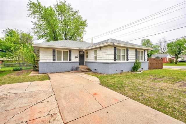 1701 Andover Ct, The Village, OK 73120 - single story home featuring brick siding and crawl space