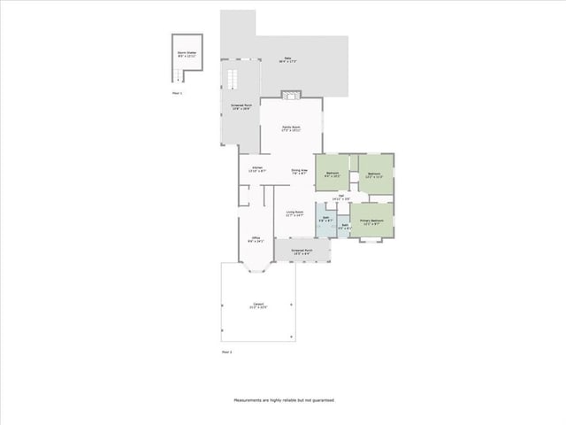 829 Arnold Ave, Moore, OK 73160 - view of property floor plan