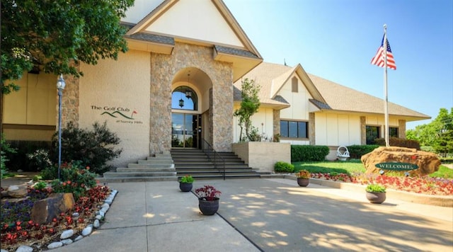 11208 NW 113th St, Yukon, OK 73099 - view of building exterior with stairs