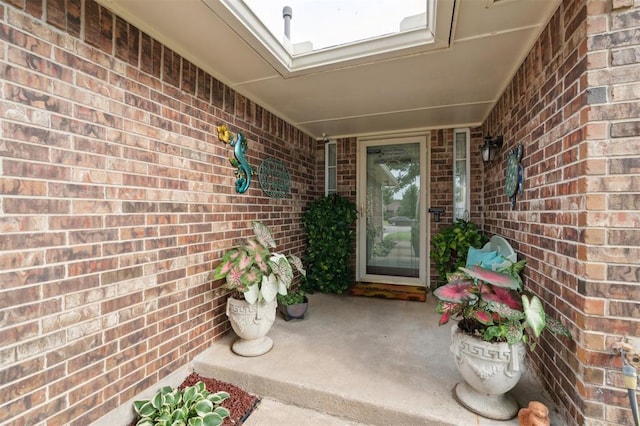 6005 SE 82nd Cir, Oklahoma City, OK 73135 - doorway to property with brick siding