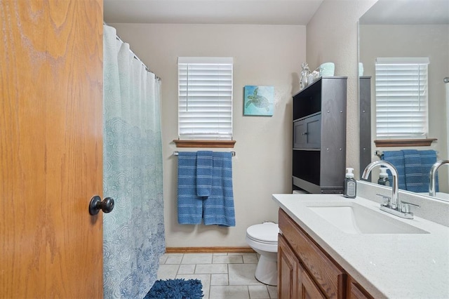 6005 SE 82nd Cir, Oklahoma City, OK 73135 - bathroom featuring vanity and tile patterned flooring