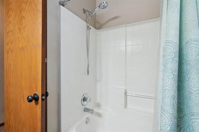 6005 SE 82nd Cir, Oklahoma City, OK 73135 - full bathroom with shower / bath combination with curtain