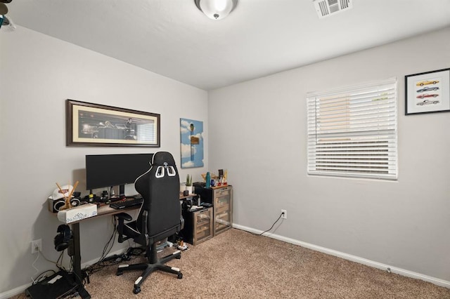 104 N Ramblin Oaks Dr, Moore, OK 73160 - carpeted office space featuring baseboards